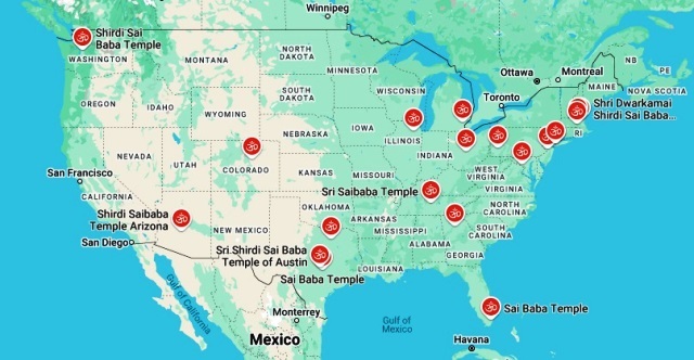 USA Sai Baba (65) Temples List: Find a Temple for Meditation and Bliss