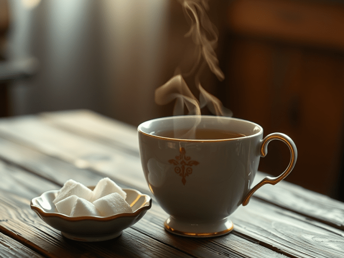 “Give your guest, cups of tea, fully saturated with Sugar.”